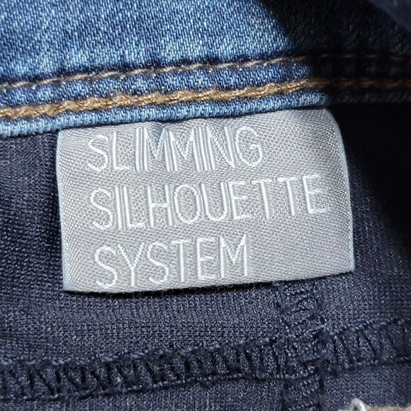 Melissa McCarthy Seven7 Women's Straight Leg Jeans - Light Blue - Picture 7 of 8